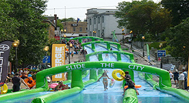 Slide in the Cty - Saguenay