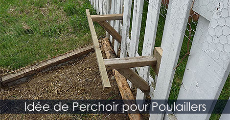 Idée de perchoirs pour poulaillers - Fabriquer un perchoir pour les poules au poulailler - Comment construire des perchoirs pour les poules