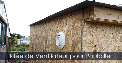 Ventilateur pour poulailler - La ventilation d'un poulailler - Comment ventiler son poulailler