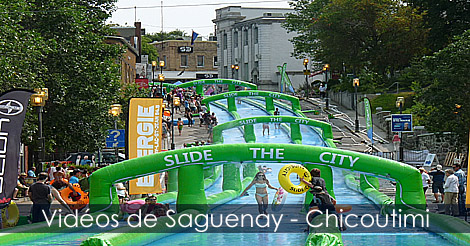 Ville de Saguenay Chicoutimi - Vidéos de Saguenay arrondissement Chicoutimi - Slide in the City
